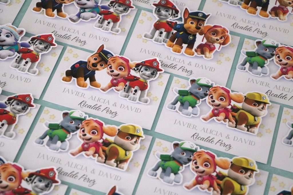 12 Tags Paw Patrol - Tag Studio