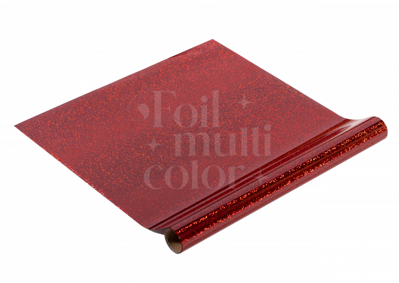 FOIL ROJO GLITTER