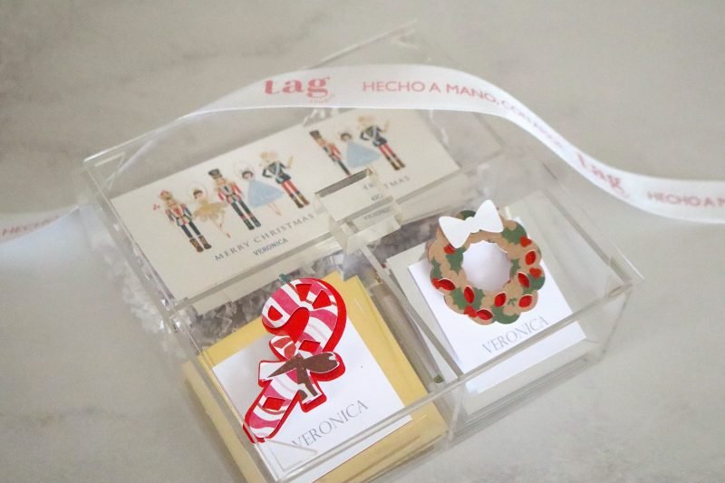 Caja Acrilico Navidad Regalo
