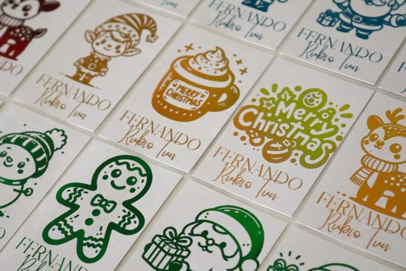 12 Tags Foil Navidad - Image 8