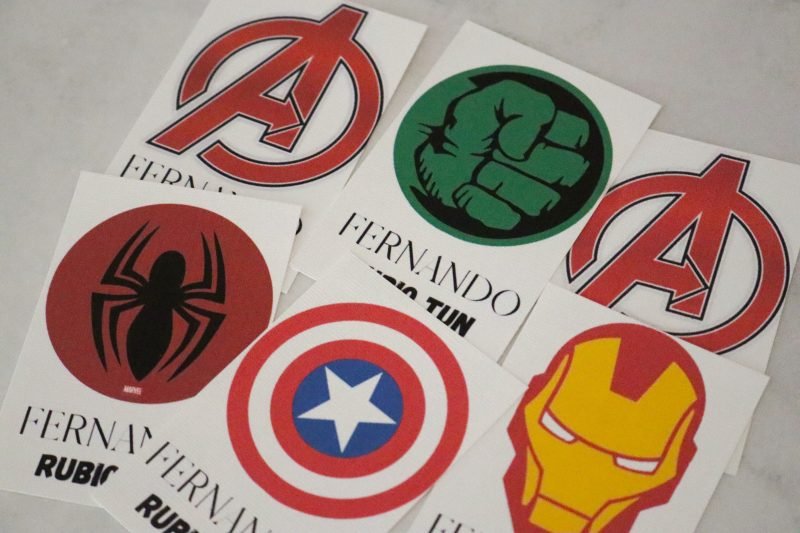 12 Tags Logos Avengers