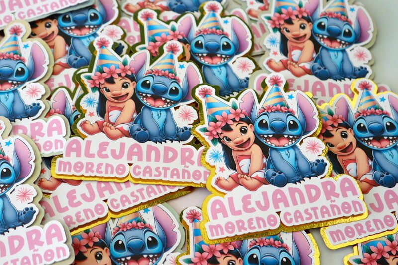 8 Maxi Tags Lilo & Stich - Image 5