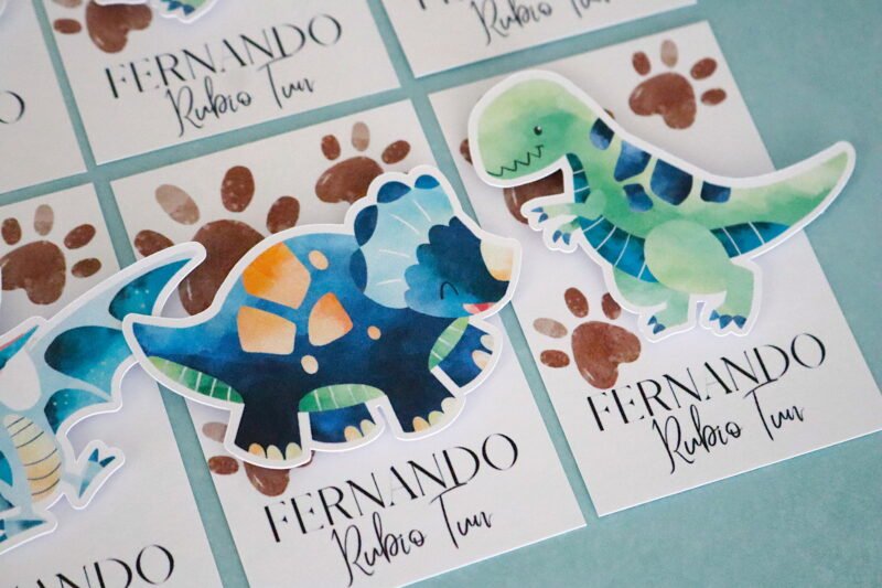 12 Tags Dinosaurios