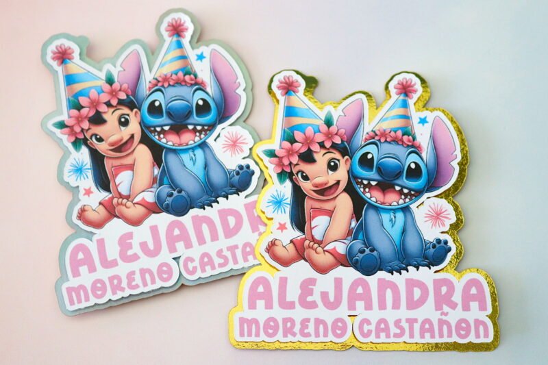 8 Maxi Tags Lilo & Stich