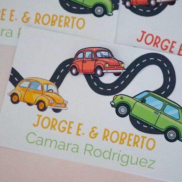 12 Tags Cochecitos
