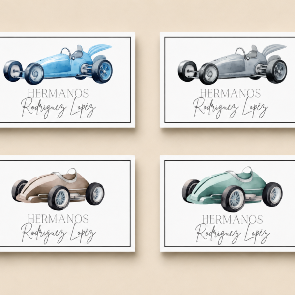 12 Tags Coche Antiguo