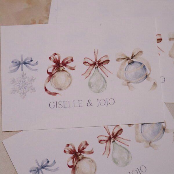 12 Tags Xmas Ornaments