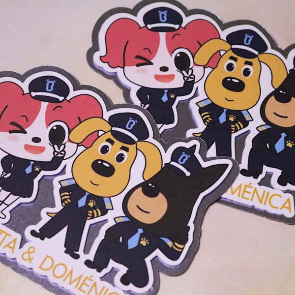 8 Maxi tags Sheriff Labrador