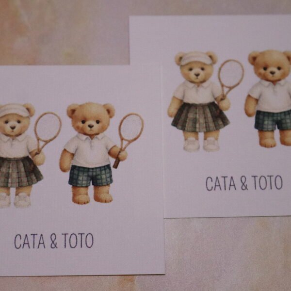 16 Tags Polo Bears Tennis Couple