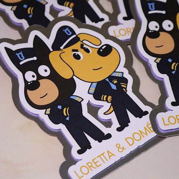 8 Maxi Tags Sheriff Labrador