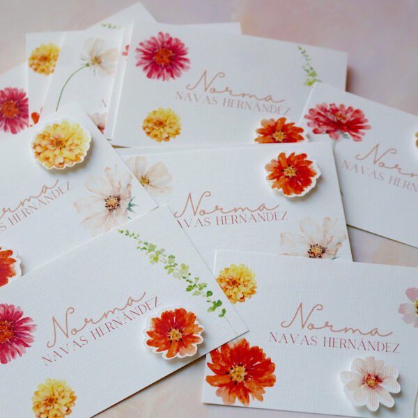 8 Tags Jardin de Flores