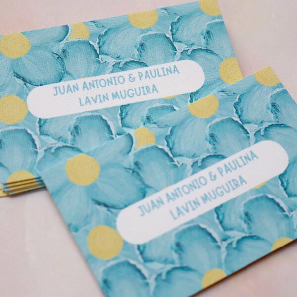 16 Tags Impresos Flores Oleo