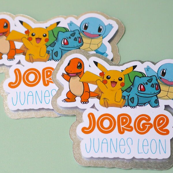 8 MaxiTags Pokemon