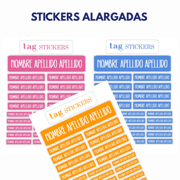 Stickers Alargadas