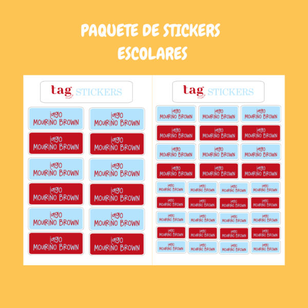 4 Hojas Stickers 12