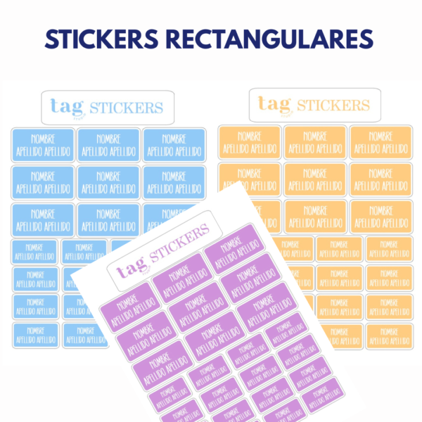 Stickers Rectangulares