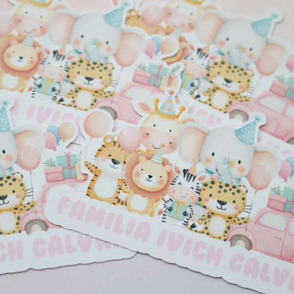 12 Tags Animalitos de Fiesta