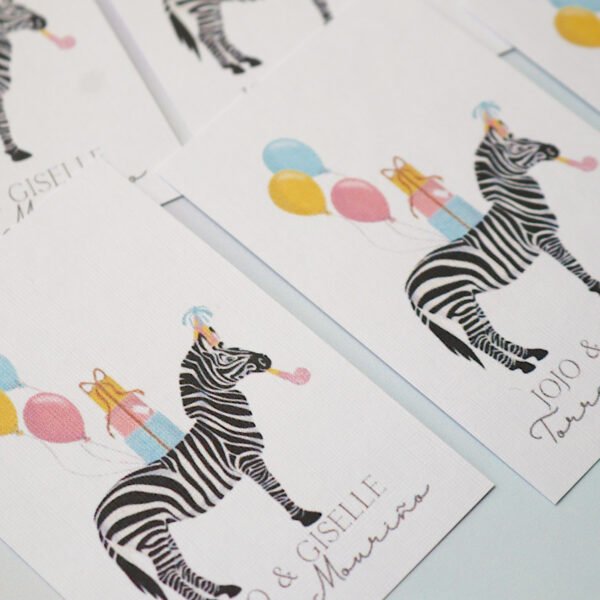 12 Tags Zebra