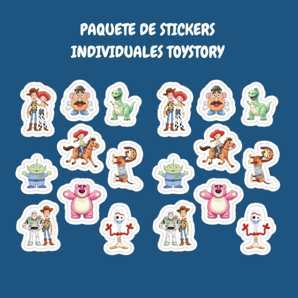 18 Stickers Individuales ToyStory