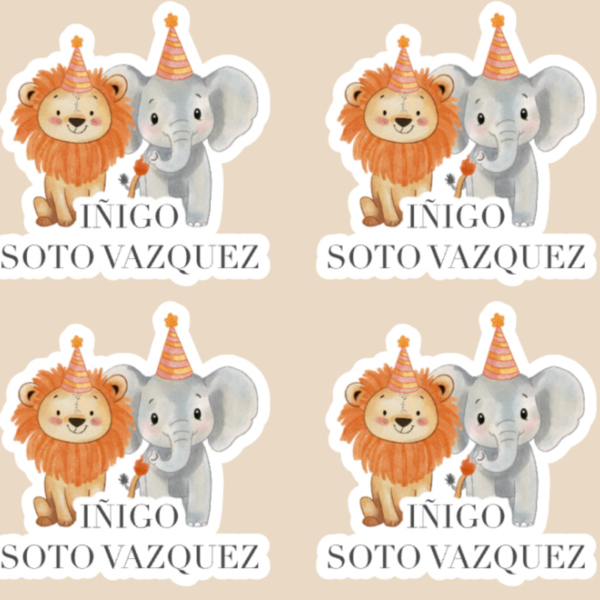 12 Tags Leon & Elefante