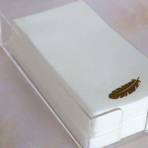 Servilleta Alargada Pluma