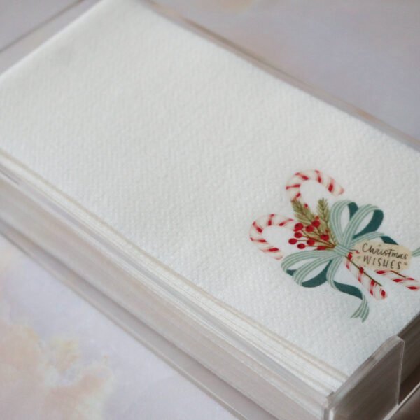 Servilletas Alargadas Candy Canes