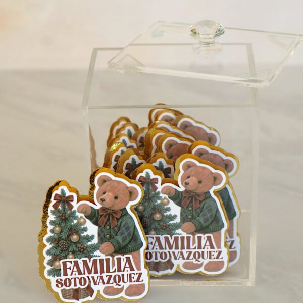 18 MaxiTags PoloBear Navidad