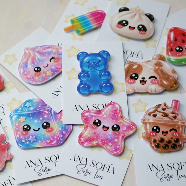 12 Tags 3D Squishys